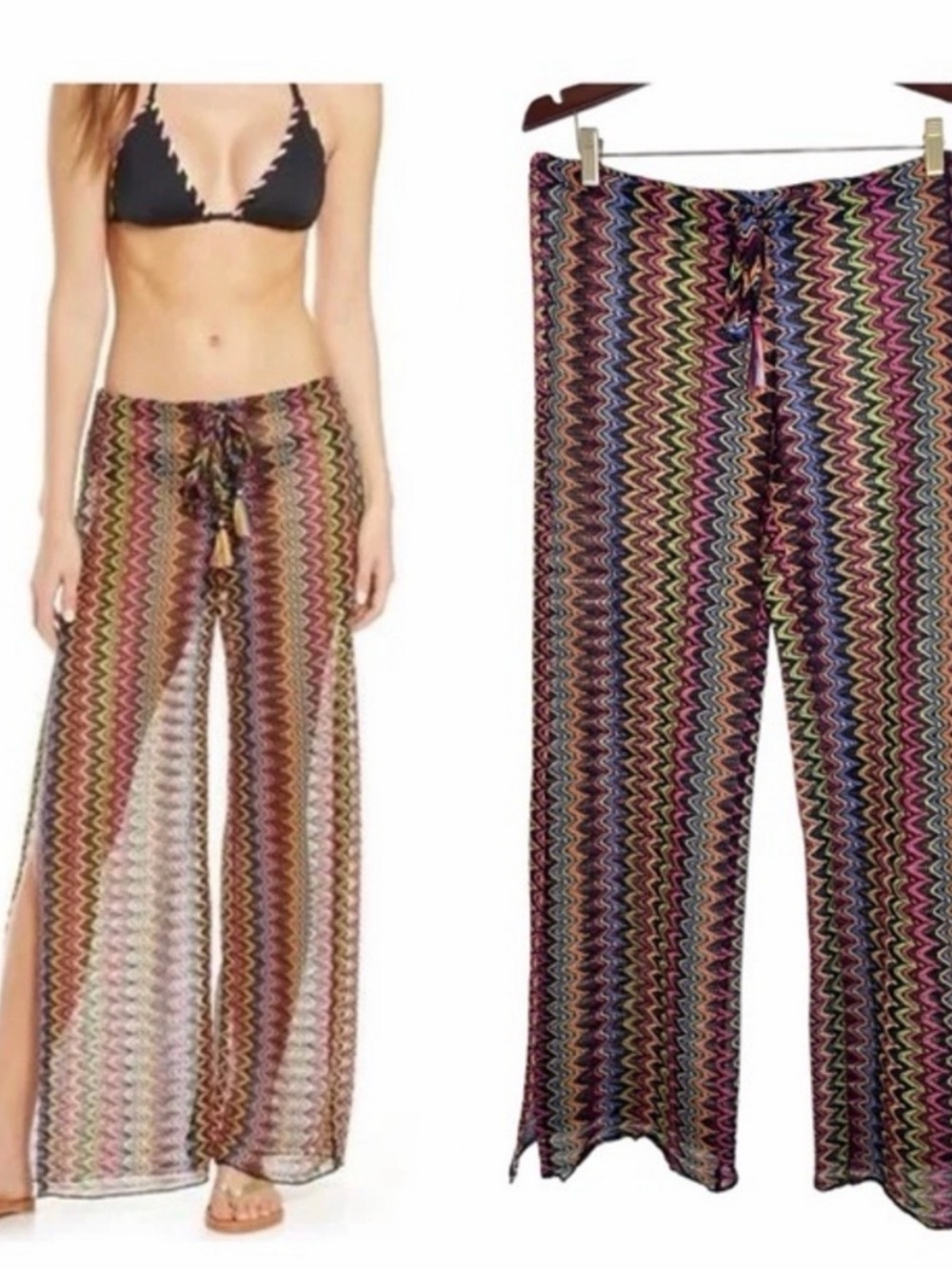 Becca Rio Bueno Cover Up Pants Multicolor Size Small